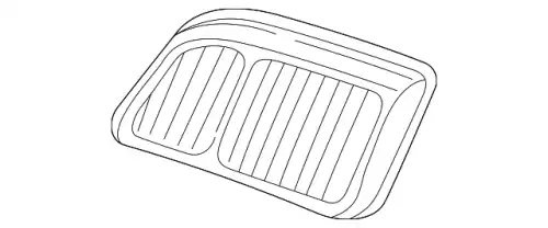 Стекло фары MB 202 820 63 66