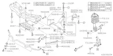 Рычаг подвески SUBARU 20202FJ000