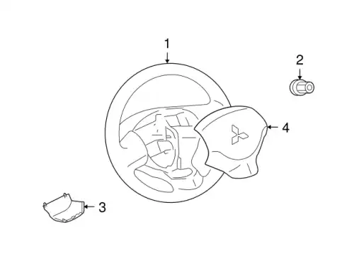Рулевое колесо MITSUBISHI 4400A272XA