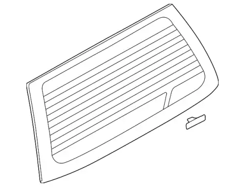 СТЕКЛО БАГАЖНОЙ ДВЕРИ 5805A052 MITSUBISHI