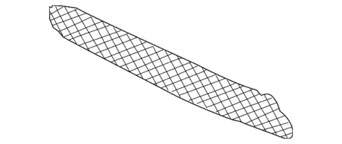 Решетка бампера MITSUBISHI 6402A136
