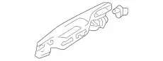 Ручка двери MITSUBISHI MR646802