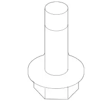 болт крепл. топливного бака!\ Mitsubishi MS240296