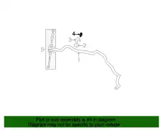  БОЛТ ПЕТЛИ ПЕРЕДНЕЙ ДВЕРИ MB421933 MITSUBISHI