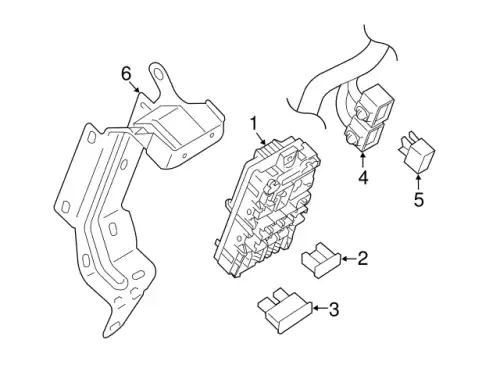 ПРЕДОХРАНИТЕЛЬ ФЛАЖКОВЫЙ 30A MS810969 MITSUBISHI