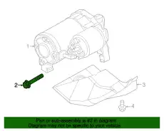 MF911369 Болт компрессора кондиционера MITSUBISHI