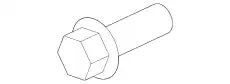 MS240203 БОЛТ МЕТАЛЛИЧЕСКИЙ MITSUBISHI