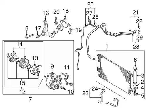 Кольцо уплотнительное автомобильное MITSUBISHI MR513496