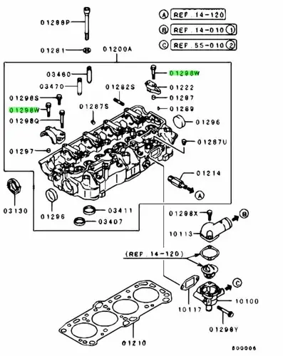 болт! \ Mitsubishi MS101354