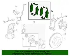 Тормозные колодки дисковые MB 007 420 97 20