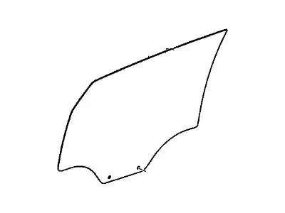  СТЕКЛО ЗАДНЕЙ ДВЕРИ 96624060 GM