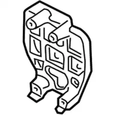 опора компрессора кондиционера/bracket a 0K30A15810 MOBIS
