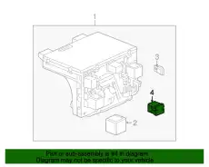Предохранитель 7,5A mini коричневый 88909752 GM