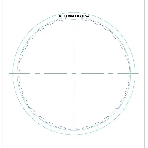  ДИСК ФРИКЦИОННЫЙ АКПП 512830 ALLOMATIC