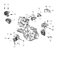 Подушка трансмиссии 04861478AD CHRYSLER