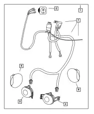 Фара противотуманная CHRYSLER 55077475AE