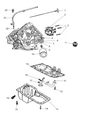 Поддон картера двигателя CHRYSLER 53021334AF