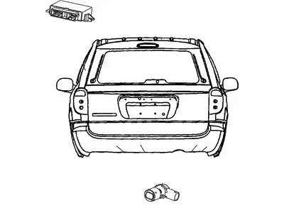 ДАТЧИК ПАРКОВКИ 1BG52RXFAA CHRYSLER