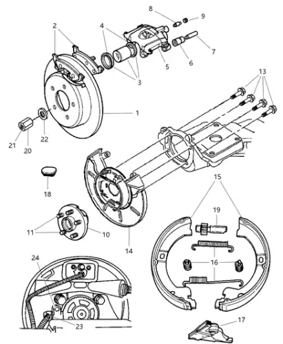 ЦИЛИНДР ТОРМОЗНОЙ 05019739AA CHRYSLER