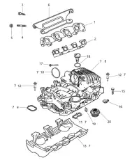  КЛАПАН PCV CHRYSLER 53032531AE