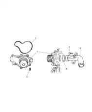  ПАТРУБОК ПОМПЫ 53010517AC CHRYSLER