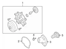  ПРОКЛАДКА ВОД НАСОСА 53020865 CHRYSLER