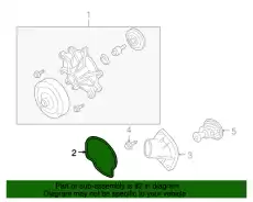  ПРОКЛАДКА ВОД НАСОСА 53020865 CHRYSLER
