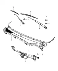 Щетка стеклоочистителя 68079858AA CHRYSLER 530/21'' мм/"