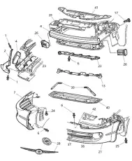 04860379AA Пистон подкрылка CHRYSLER