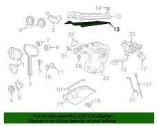 Прокладка клапанной крышки FORD YS4Z-6584-BA