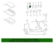 Mini Fuse ! \08>11 Ford Focus 1 amp. 3S4Z-14526-AA