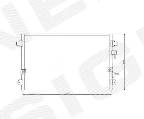 Радиатор кондиционера (конденсатор) SIGNEDA RC9501094906
