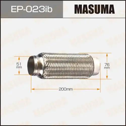 Гофра глушителя MASUMA EP-023IB L= d=