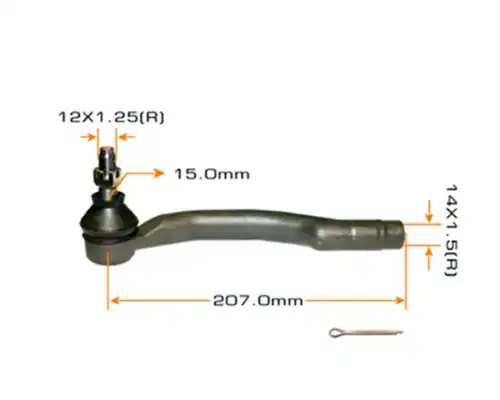 Рулевой наконечник MASUMA MEC4003L