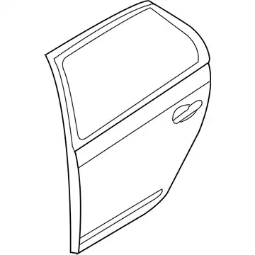 дверь задн.прав./panel assy-rr dr rh 770041D010 MOBIS