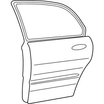 панель двери/panel assy-rr dr lh 770032G010 MOBIS