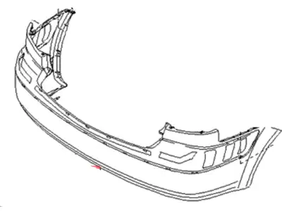  ПАНЕЛЬ ЗАДНЕГО БАМПЕРА 866111G800 MOBIS