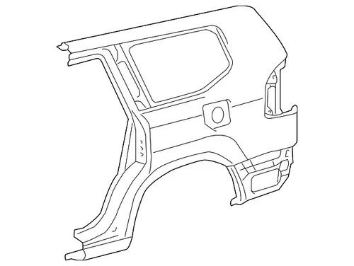 Крыло TOYOTA / LEXUS 6016260750