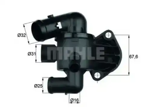 Термостат системы охлаждения KNECHT TI3387
