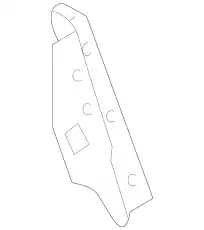 Брызговик R LC6250341D MAZDA