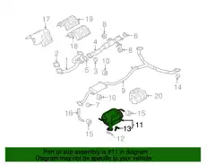 ГЛУШИТЕЛЬ ПРАВЫЙ CA2240100 MAZDA