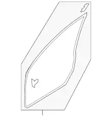 Ручка двери MAZDA BBM458760D