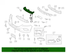 Решетка радиатора MAZDA TK21501A0