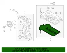 Прокладка клапанной крышки MAZDA PE0110235