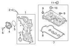 Прокладка клапанной крышки MAZDA PE0110235