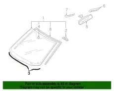 Уплотнитель BVED50899 MAZDA