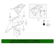 КЛИПСА КРЕПЕЖНАЯ KD4568865 MAZDA