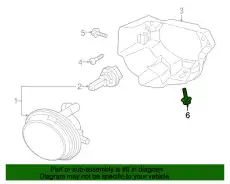 Фара противотуманная MAZDA GDK5516H9
