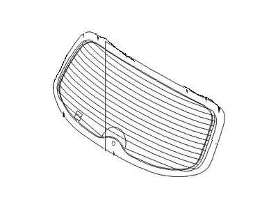 871102B020 Стекло заднее HYUNDAI