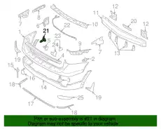 866553J000 ОПОРНАЯ ПЛАНКА БАМПЕРА HYUNDAI